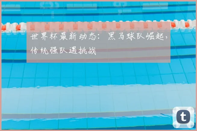世界杯最新动态：黑马球队崛起，传统强队遇挑战